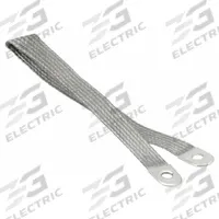 QUICKCABLE Ground Strap Braided: Ground, 24 in Overall Lg, 1 1/2 in Overall Wd, Tin Plated Copper (MPN 2324-396-002). Key specifications — Material: Tin Plated Copper; Color: Silver; Strap Style: Braided; Brand: QUICKCABLE.
