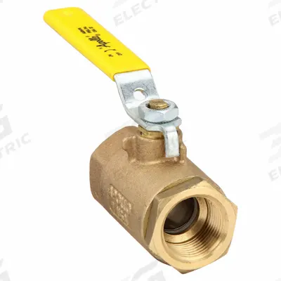 APOLLO Manual Two-Way Ball Valve: 1 in, Bronze, Straight, FNPT x FNPT - Bronze Ball Valves with Drain