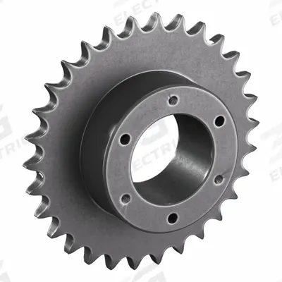 TRITAN Sprocket: For 50 Chain, 30 Teeth, 0.625 in Pitch Dia, 6.339 in Outside Dia - Size 50 Bushed-Bore Roller Chain Sprockets