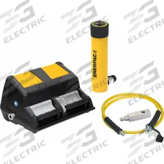 ENERPAC Ram and Pump Set: 10 ton Cylinder Nominal Capacity, 10 1/8 in Cylinder Stroke, XA11 (MPN SCR1010XA). Key specifications — attr96781: GA2; attr96779: Mfr. No. RC1010; attr96780: XA11; attr98877: ENERPAC.