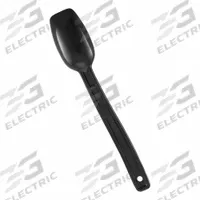 CARLISLE Serving Spoon: 9 in Overall Lg, 0.5 oz Capacity, Black, NSF Certified, Polycarbonate (MPN 446003). Key specifications — Material: Polycarbonate; Brand: CARLISLE; NSF Certified: Yes.