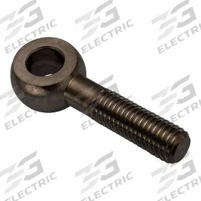 AMPG Fixed Rod End: Steel, Black Oxide, 70 mm Hole Center-to-End Lg, Right Hand - Steel Male Threaded Fixed Rod Ends