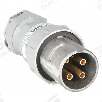 HUBBELL Pin and Sleeve Plug: Gray, 250V DC/600V AC, Three Phase, 60 A, 3 Pole - Hazardous Location Plugs