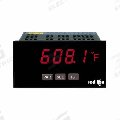 RED LION Temperature Panel Meter: 99,999 Display Span - Min, -1,999 Display Span - Max - Temperature Digital Panel Meters