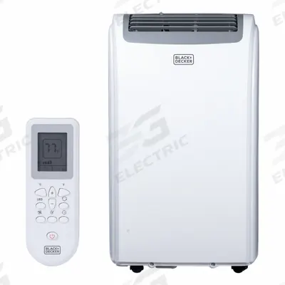 BLACK & DECKER Portable Air Conditioner: 12,000 BTU, 120V AC - Light-Duty Portable ACs for Cooling Only