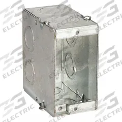 RACO Electrical Box: Steel, 1 Gangs, 3 1/2 in Box Dp, 1 15/16 in Box Wd, 3 3/4 in Box Ht (MPN 689). Key specifications — Brand: RACO; Bracket Style: Without Bracket; Clamp Style: Without Clamps.