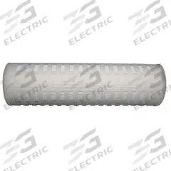 PARKER Water Filter Cartridge: 0.5 micron, Pleated, 140 gpm, Polypropylene, 20 in Overall Ht (MPN PG-10120-005-01). Key specifications — Brand: PARKER; Filter Media: Polypropylene.