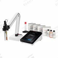THERMO SCIENTIFIC pH Meter Kit: ORP/pH/Temp, pH Electrode Storage Sleeve and Base, ±0.002 pH (MPN PSTAR2114). Key specifications — pH Accuracy: ±0.002 pH; Temp Compensation: Automatic; Measurement Components Included: 927007MD Stainless Steel ATC Temperature Probe; Reagents and Solutions Included: pH Electrode Storage Solution and Cleaning Solution; Test Parameters: pH; Other Accessories Included: pH Electrode Storage Sleeve and Base; Manufacturer Part Number: PSTAR2114.