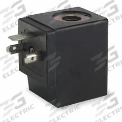 ARO Solenoid Coil: Universal, DIN 43650 Form A, 30 mm Coil Size, 24V DC, Plug-In, F (MPN 119690-39). Key specifications — attr1078676: ARO; attr1078675: 119690-39; attr1078680: Universal; attr1078681: Plug-In; attr1078682: DIN 43650 Form A; attr1078689: Leads Not Included; attr1078690: Indicator Light Not Included; attr1078703: 24V DC.