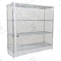EAGLE GROUP Utility Cart Cover: Clear, Vinyl, Zipper, 24 in Wd, 63 in Ht, 24 in Dp (MPN CZ-63-2424-T). Key specifications — attr1343422: Any Standard Eagle Cart; attr1343424: EAGLE GROUP.
