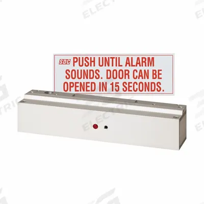 SECURITY DOOR Exit Door Alarm: 0.5 V DC, Conventional Key, Aluminum, Siren - Standard Door Alarms