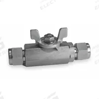 HAM-LET Manual Two-Way Ball Valve: 1/4 in, 316 Stainless Steel, Straight, Sweat x Sweat, One-Piece (MPN H-700-SS-L-1/4-BH). Key specifications — Brand: HAM-LET; Handle: Locking Tee.