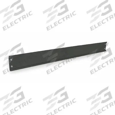 PRO-LINE Bin Rail: 5 in Overall Ht, 60 in Overall Wd, 1 1/2 in Overall Dp, Black - Louvered Panels & Bin Rails for Workbenches