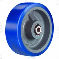 HAMILTON Caster Wheel: 6 in Wheel Dia., 1 1/2 in Wheel Wd, Polyurethane, 680 lb Load Rating, Blue (MPN W-615-SPB-1/2). Key specifications — Brand: HAMILTON; Tread Shape: Ergo-Glide; Wheel/Tread Color: Blue.