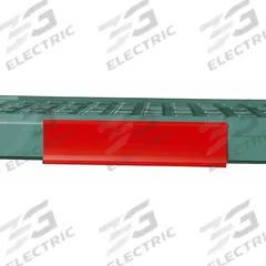 METRO Color Shelf Marker: MetroMax Q Series, 6 in Overall Wd, 1 1/2 in Overall Ht, Red (MPN CSM6-RQ). Key specifications — Brand: METRO; Color: Red; Compatible Brand and Series: MetroMax Q Series.
