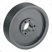 APPROVED VENDOR V-Belt Pulley: 5V1400, 5 Groove, 14 in OD, Bushed Bore, E, For 5V/5VX Belt Section (MPN 55V1400E). Key specifications — Pulley Industry Number: 5V1400; Pitch Diameter: 14 in (5V); For Belt Section (broad, with similar types): 5V or 5VX.