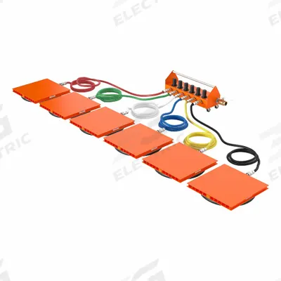 AEROGO Air Caster Rigging System: 51,000 lb Load Capacity, 6 Hoses - Air Caster System Kit