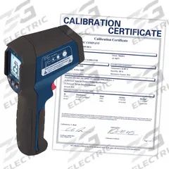 REED INSTRUMENTS Infrared Thermometer: R2310-NIST, Included, Avg/Difference/Max Temp/Min Temp, -31°. Key specifications — attr996392: IP65 Rated Double-Molded Housing; attr996407: Average; attr996408: High Temperature; attr996410: Class II Laser; attr996414: 0.1°F; attr996767: R2310-NIST; attr1019884: Tripod; attr1019885: Not Specified Intrinsically Safe.