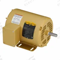 BALDOR General Purpose Motor: Rigid Base Mount, Open Drip Proof, 3/4 hp, 230V AC/460V AC, 1,725 RPM (MPN EM31112). Key specifications — Brand: BALDOR; Nameplate Voltage @ 60 Hz: 230V AC; Full Load Current @ 60 Hz: 1.14/2.28/2.4 A; Nameplate RPM @ 60 Hz: 1,725 RPM; Motor Enclosure: ODP.