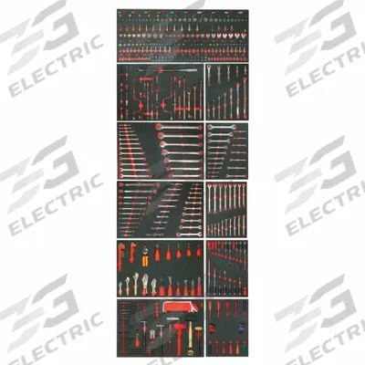 PROTO Master Tool Set: 497 Total Pcs, Metric/SAE - Tool Only Sets