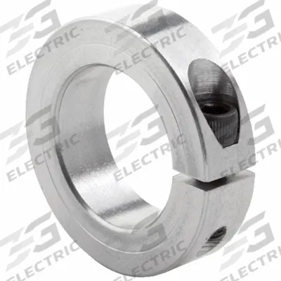 CLIMAX METAL PRODUCTS Shaft Collar: 1-Piece, Inch, Round, Clamp-On, 1 3/4 in Bore Dia - Aluminum Shaft Collars