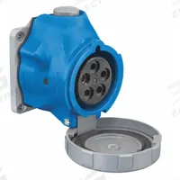 HUBBELL Pin and Sleeve Receptacle: Blue, 120/208V AC, Three Phase, 30 A_32 A, 4 Pole, 5 Wire (MPN HBLS530R9W). Key specifications — Brand: HUBBELL.
