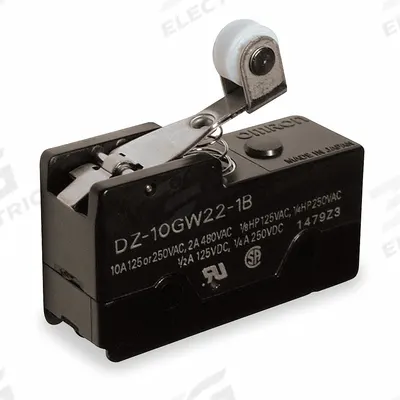 OMRON Snap Action Switch: Hinge Roller Lever Actuator, 3NO/3NC - Roller-Lever Snap-Action Switches