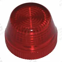 EATON Pilot Light Lens: 30 mm Panel Mounting Hole Dia, Red, Fresnel, Incandescent/LED, HT800 (MPN HT8LR). Key specifications — Brand: EATON; Compatible with Series: HT800; Lens Material: Plastic.