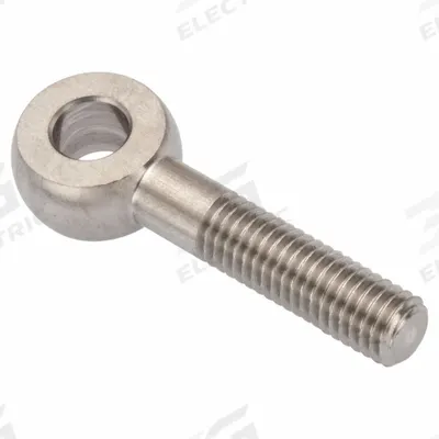 AMPG Fixed Rod End: Stainless Steel, Plain, 35 mm Hole Center-to-End Lg, Right Hand - Stainless Steel Male Threaded Fixed Rod Ends