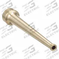 MOON AMERICAN Fire Hose Nozzle: Solid Bore, Constant Pressure (Auto), Solid Stream (MPN 572-2511). Key specifications — Grip Type: No Grip; Product Type: Plain Hose Nozzle; Thread Type: NPSH; Base Type: Rigid; Body Material: Brass; Activates By: Constant On; Nozzle Option: Constant Pressure (Automatic); Brand: MOON AMERICAN.