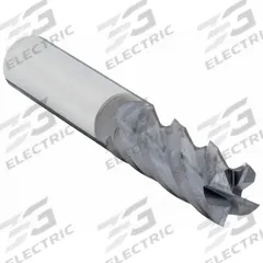 APPROVED VENDOR Square End Mill: Carbide, AlTiCrN Coated, 4 Flute, 3/8" Mill Dia, 1" LOC, 2-1/2" OAL (MPN 284-000181)