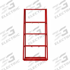 APPROVED VENDOR Bar Rack: Standalone, 39 1/4 in x 24 in x 84 in, 4 Bays, Red, Vertical (MPN VBR-8436-17T-D9316). Key specifications — Rack Configuration: Standalone; Usable Bay Dimensions WxD: 13-1/4 x 10 in; Orientation: Vertical; Color: Red; Brand: APPROVED VENDOR.
