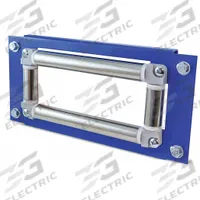 COXREELS Roller Guide: For SP Series Reel Series, Stainless Steel, Blue, Steel, For 9 1/2 in Reel Wd (MPN 8101-9.5). Key specifications — Return Location: Multi-direction; Bracket Color: Blue; For Reel Series: SP Series; Bracket Material: Steel; Roller Material: Stainless Steel; Brand: COXREELS.