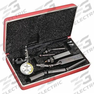 STARRETT Swivel-Head Dial Test Indicator: 0 mm to 0.7 mm, Swivel Head, Metric - Dial Test Indicators - Swivel-Head Style