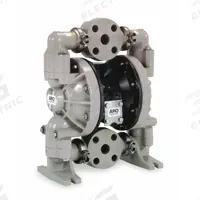 ARO Double Diaphragm Pump: Polypropylene Body, 1 1/2 in, Flange Connection, 100 gpm, PTFE Diaphragm (MPN 6661U3-344-C). Key specifications — Brand: ARO; Seat Material: PP; Check Valve Material: PTFE.