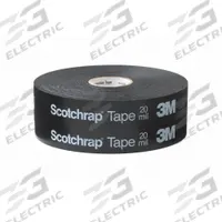 3M Electrical Tape: 2 in Wd, 33 3/8 yd Lg, 10 mil Thick, Vinyl, Rubber, Indoor/Outdoor, Black, 24 PK (MPN 50-PRINTED-2x100FT). Key specifications — Series: 50.