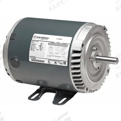 MARATHON MOTORS General Purpose Motor: C-Face/Rigid Base Mount, Open Drip Proof, 7 1/2 hp - C-Face with Rigid Base 3-Phase General Purpose AC Motors