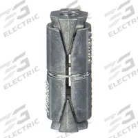 DEWALT Expansion Anchor: 3/8"-16 Thread Size, 2 in Overall Lg, 3/8 in Dia, Zamac Alloy, Plain, 50 PK (MPN 09520-PWR). Key specifications — Thread Type: Coarse; Brand: DEWALT.