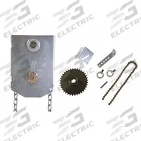 AMERICAN GARAGE DOOR SUPPLY Chain Hoist: Manual, Shaft Mount, Non-Handed, 4 to 1 (MPN CH401JR1). Key specifications — Actuation Method: Manual; Drive Ratio: 4 to 1; Mounting Location: Shaft Mount; Brand: AMERICAN GARAGE DOOR SUPPLY; Handing Orientation: Non-Handed; Product Type: Chain Hoist.