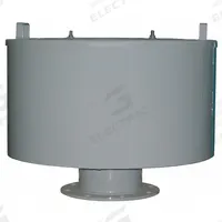 SOLBERG Filter Silencer: 10 in Flange Inlet Size, 3,300 cfm, 23 in Overall Ht, 28.5 in Outside Dia (MPN F-385P-1000F). Key specifications — attr60071: F-385P-1000F; attr60074: SOLBERG.