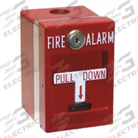 EDWARDS SIGNALING Pull Station: 120V AC Volt, 10 A @ 120V AC Current, Wall Mount, 3 in Overall Wd (MPN MPSR1-DHTW-GE). Key specifications — Current Rating: 10 A @ 120V AC; Body Color: Red; Standards: UL; Brand: EDWARDS SIGNALING; Contact Form: DPST; Marking: Fire Alarm; Mounting Location: Wall; Mounting Style: Free-Standing.