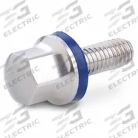 Hygienic Hex Head Screws: Stainless Steel, Fully Threaded, M10, 25 mm Fastener Lg, Grade 316L (MPN 1580-M10-25-MT-H). Key specifications — Brand: JW WINCO; Washer Type: FDA-Approved Pre-Mounted Sealing.