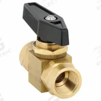 APPROVED VENDOR Manual Two-Way Ball Valve: 3/8 in, Brass, Straight, FNPT x FNPT, Std Port Ball Port (MPN G-PMFS-38). Key specifications — Brand: APPROVED VENDOR; Handle: Lever.