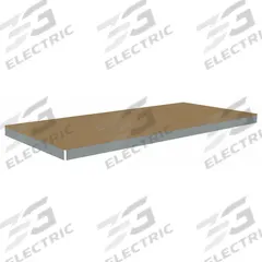 TENNSCO Shelf: 84 in x 30 in, 1,500 lb Load Capacity, Particleboard, Gray, Shelf (MPN ZLES-8430D). Key specifications — Decking Material: Particleboard; Includes: (4) Beams; Decking Finish: Unfinished; Shelf Configuration: Single Straight; Color: Gray; Frame Material: Steel; Brand: TENNSCO; Frame Finish: Zinc Plated.