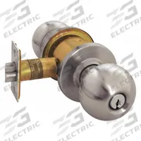 ARROW Door Lockset: Classroom Knob Locksets, Stainless Steel, Interchangeable Core, ADA Compliant (MPN RK17BD 32D). Key specifications — Lockset Style: Ball.