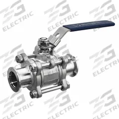 USA INDUSTRIALS Manual Two-Way Ball Valve: 1/4 in, 316 Stainless Steel, Straight Valve Body, PTFE (MPN ZUSA-VLV-107). Key specifications — Brand: USA INDUSTRIALS; Handle: Locking Lever.