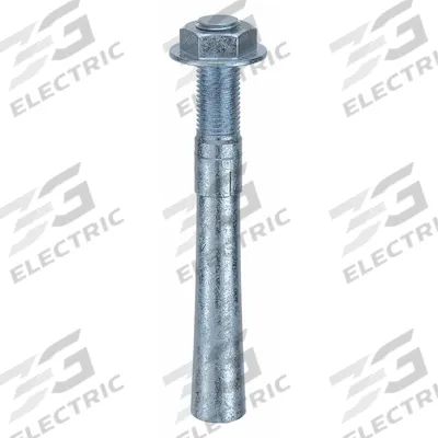 MKT FASTENING Wedge Anchor: 12 in Overall Lg, 1 1/4 in Dia, 1 1/4"-7 Thread Size, Steel - Steel Wedge Anchors