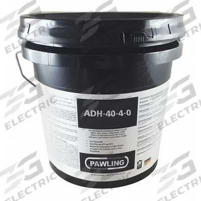 PAWLING Construction Adhesive: ADH-40, 4 gal, Pail, Opaque - Flooring & Tile Construction Adhesives