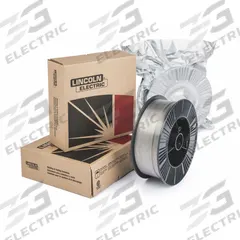 LINCOLN ELECTRIC Flux Cored Welding Wire: Stainless Steel, E308LT0-1/4, 1/16 in, 33 lb (MPN ED037119). Key specifications — Brand: LINCOLN ELECTRIC; Tensile Strength (As Welded) (Merch): 82 ksi to 83 ksi; Yield Strength (As Welded) (Merch): 56 ksi to 57 ksi.