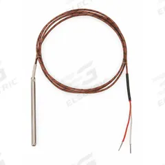 TEMPCO Thermocouple Probe: 32°F to 1,400°F /0°C to 760°C, Type J, 3 in Probe Lg, Rounded Tip (MPN TTW00178). Key specifications — Accuracy: ±2.2 °C or ±0.75 %, Whichever is Greater; Brand: TEMPCO.